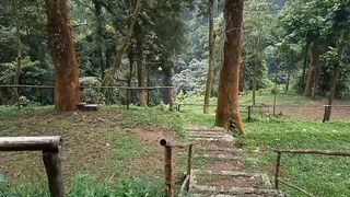 waterfall hunting in Cidahu Sukabumi, West Java, Indonesia