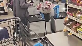 Woman Used Bottle On A Entitled Karen After She Took The Self Checkout From Her While She Was Using It!