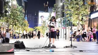 Canon rock Jerry c cover by female kid rocker from thailand or pettyRock.