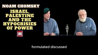 Noam Chomsky | Israel, Palestine and the Hypocrisies of Power  #NoamChomsky