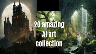 20 amazing AI art collection