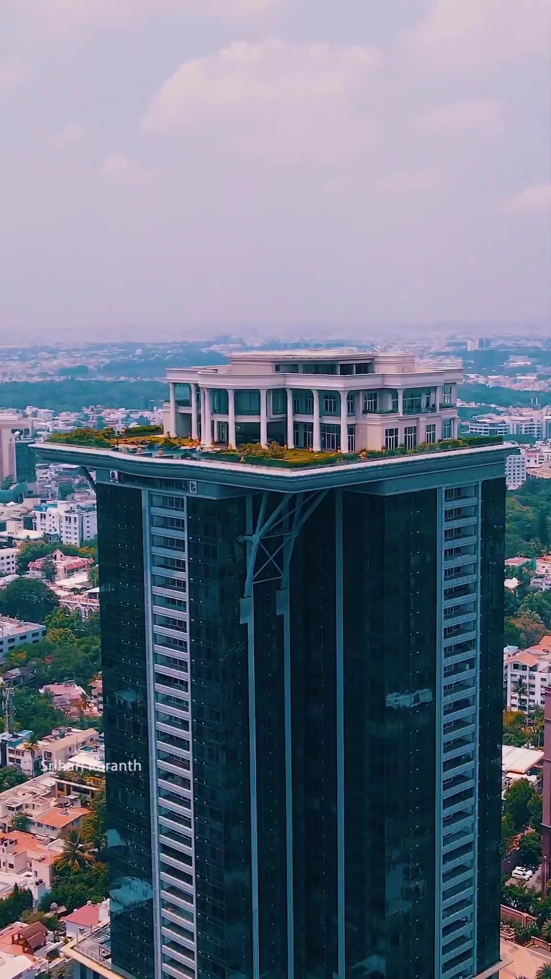 The 40,000 Sq Ft. sky mansion on top of Kingfisher Tower in Bangalore ...