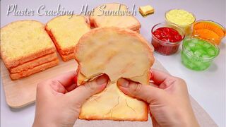 [ASMR] Plaster Cracking  Sandwich [Sound Fetish]