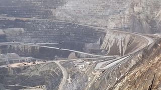 The world’s largest man made excavation. Bingham Canyon Mine in Utah.