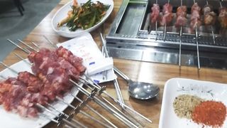 satay food in South Korea