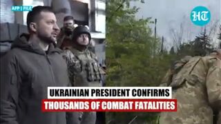 Russia Wipes Out Thousands Of Ukrainian Soldiers, Confirms Zelensky Amid War Setbacks | Watch