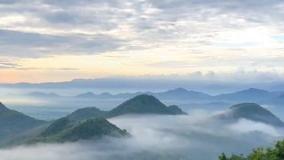 view at the top of the mountain