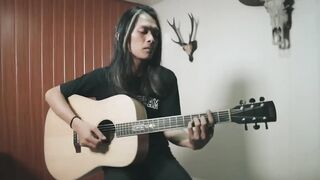 acoustic song cover.MATAHARIKU