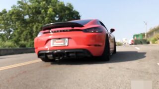 Luxury Cars 2024 - Porsche 718 Cayman w_ ARMYTRIX Full Valvetronic Exhaust, revs & acceleration sounds!