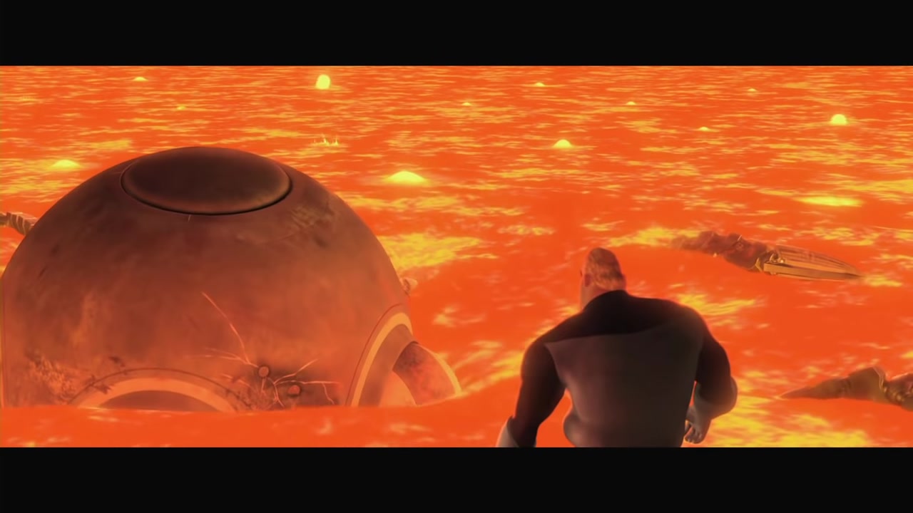 The Incredibles on Blu-ray Mr Incredible vs The Robot - Clip