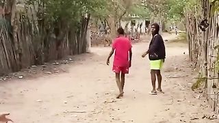 Prank being chased by a lion