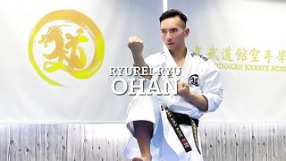 Performance of Ohan kata from Shitoryu style karate