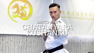 Performance of Chatan Yara Kushanku kata from Shitoryu style karate
