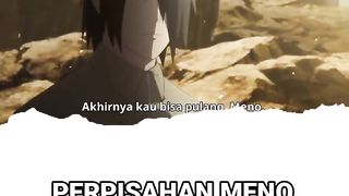 Perpisahan Meno, Dengan Sasuke