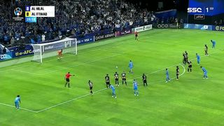 Goals of the Al Hilal 2 - 0 Al Ittihad match First leg of the 8th round of the AFC Champions League 2023-2024