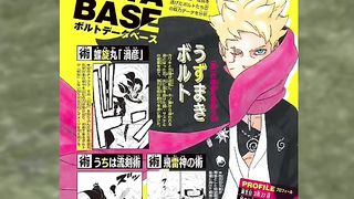 Databook Terbaru Boruto,sarada,kawaki