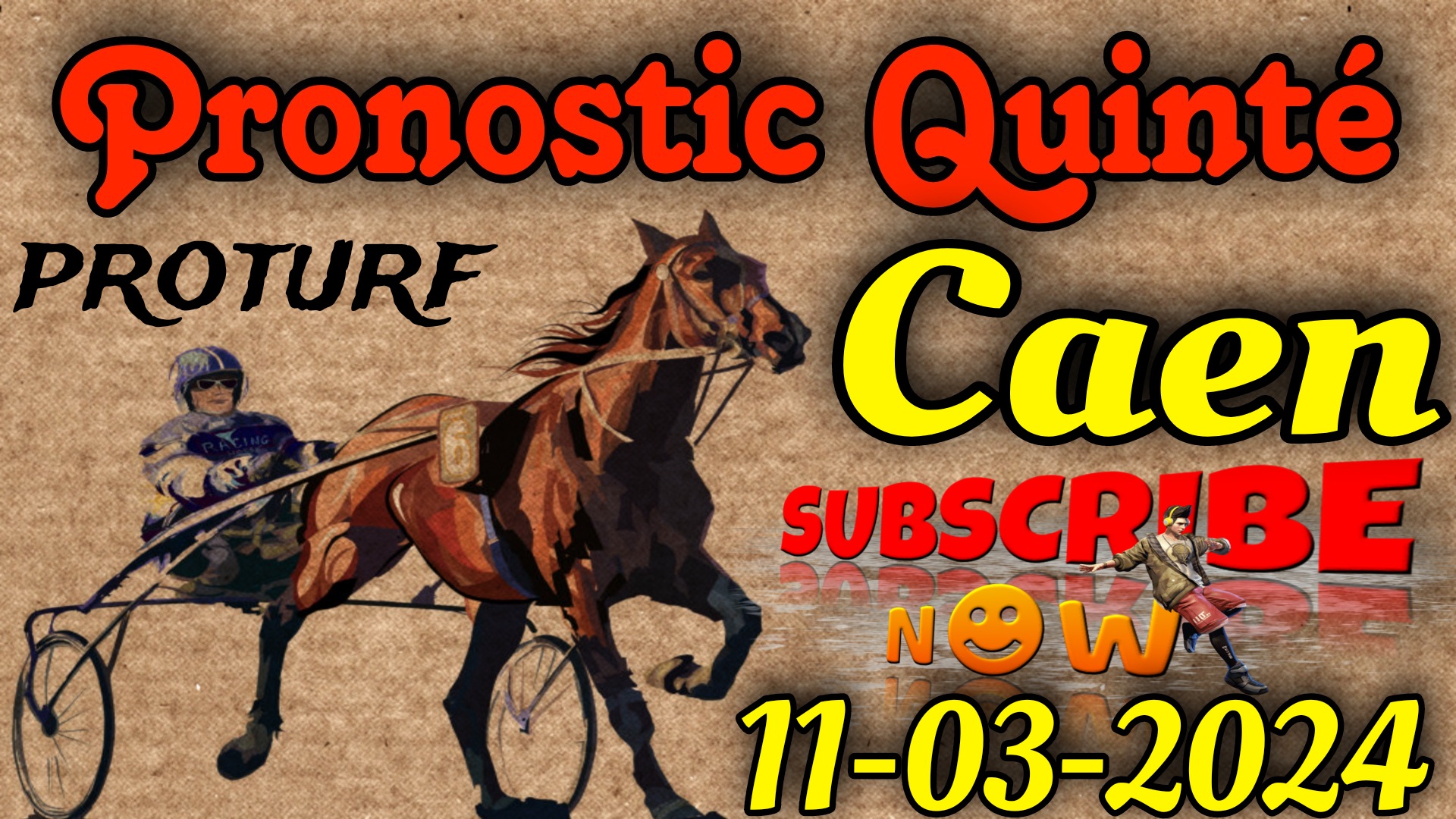 pronostic quinté lundi 11 mars 2024 Caen by proturf on Febspot