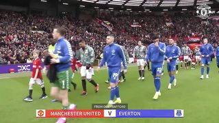 Summary of the Manchester United and Everton match (2-0)  Round 28 - English Premier League