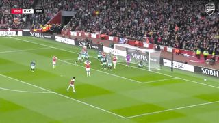 Summary of the Arsenal and Brentford match (2-1)  Round 28 - English Premier League