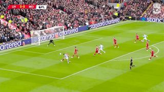 Summary of the Liverpool and Manchester City match (1-1)  Round 28 - English Premier League