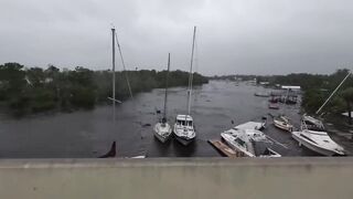 Horseshoe Beach, FL Aftermath from Hurricane Idalia