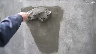 فكرة رسم ثلاثي الأبعاد باستخدام الأسمنت الرملي