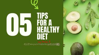 05 Tips for healthy diet.