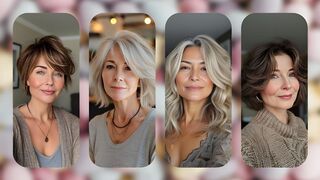 Elegent haircut ideas for women over 50