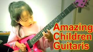 Amazing children guitaris