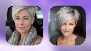 Elegant short haircut for women