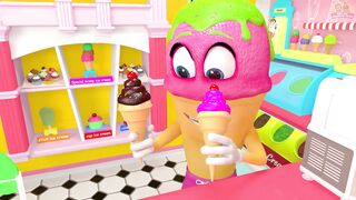 Ice Cream Song - BillionSurpriseToys Nursery Rhymes, Kids Songs