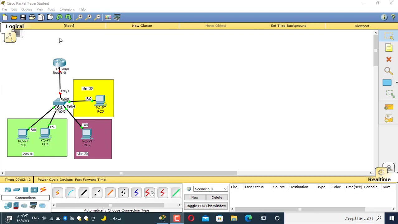 Routing between vlan and dot1Q and trunking vlan - Febspot