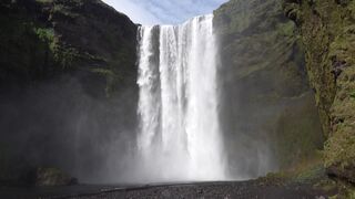 Morning waterfall