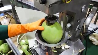Coconut cutting technology