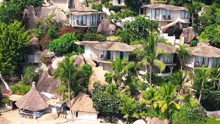 Houses with impeccable views from the windows on the paradise island of Koh Tao, Thailand.