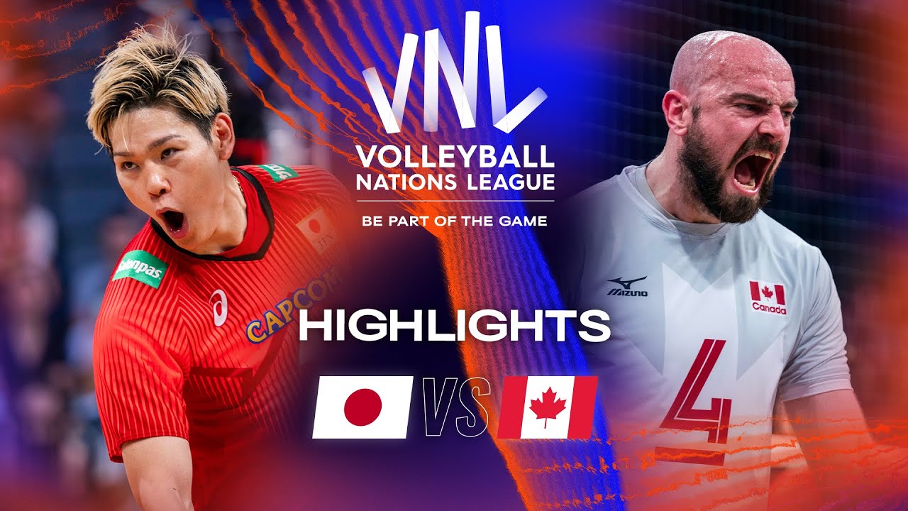 BIG MATCH JAPAN vs CANADA Highlights Men's VNL 2024 by Cukilinsaf