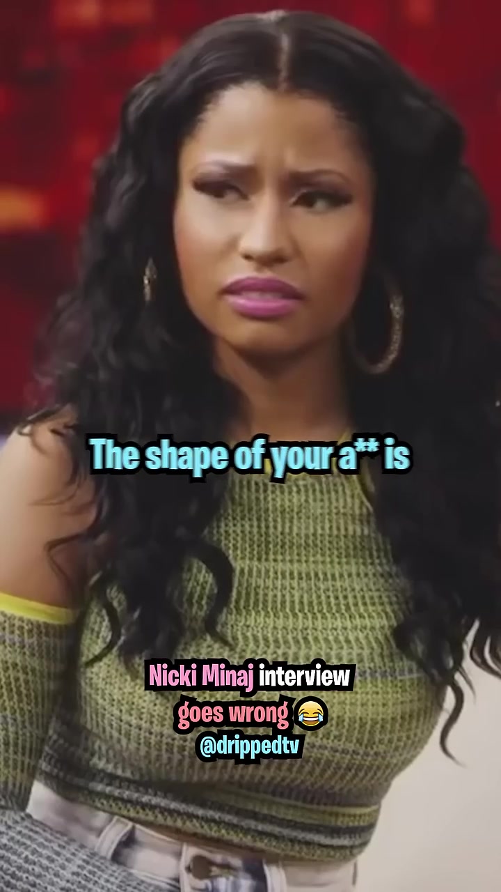 Nicki Minaj Interview Goes Wrong . Febspot