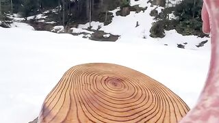 Kış Kampında Sucuklu Tost ❄️ _ sausage toast in winter camping