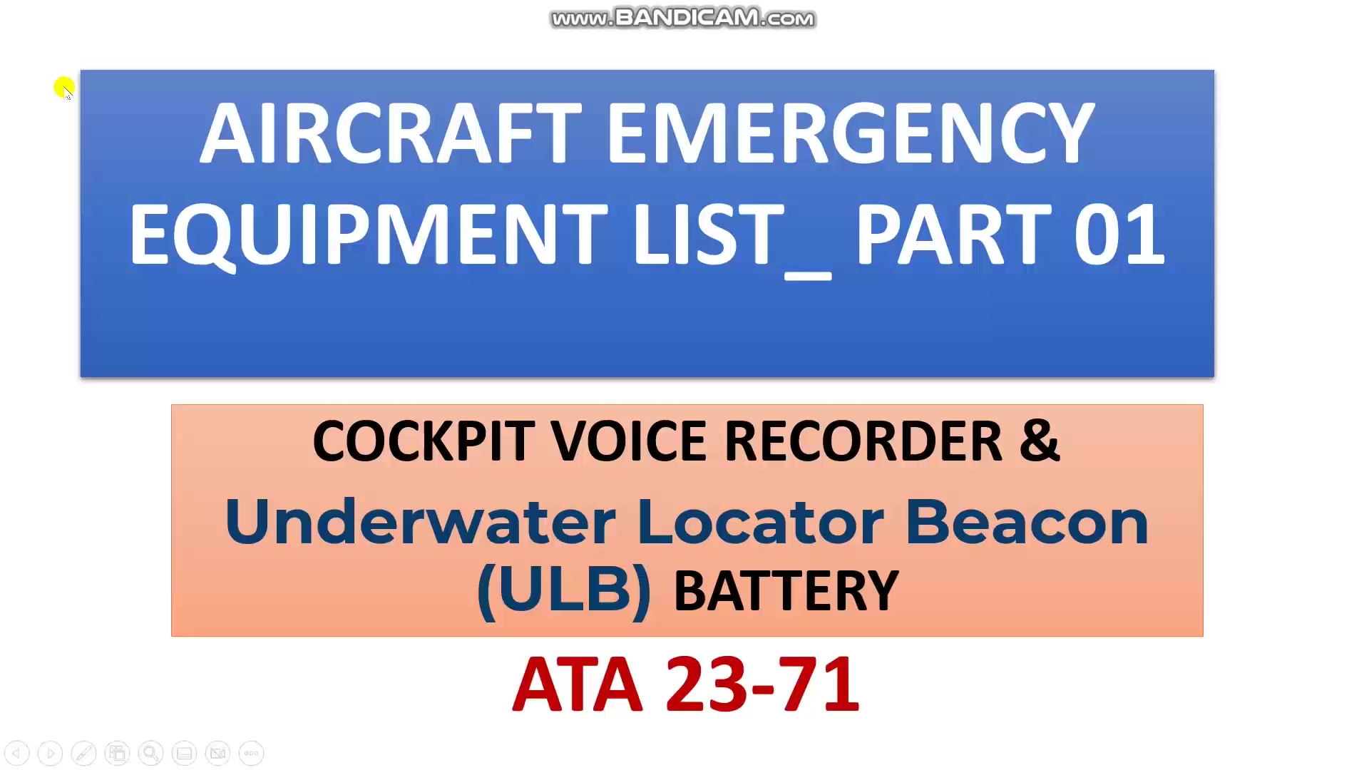 AIRCRAFT EMERGENCY EQUIPMENT PART 01 by abbas8m