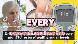 RESTORE HEALTHY BLOOD SUGAR LEVELS