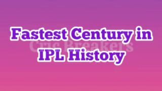 Top 5 Fatest Century in IPL History