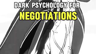 Dark psychology for negotiations