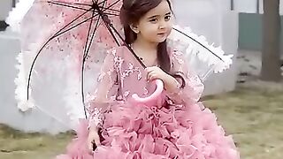 Beautiful dress with umbrella