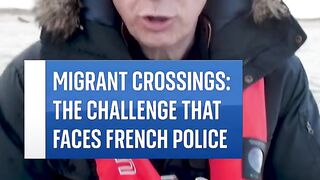 Small boats challenge for French police