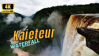 Kaieteur Falls The World's Largest Single Drop Waterfall, Guyana 4K UHD ...