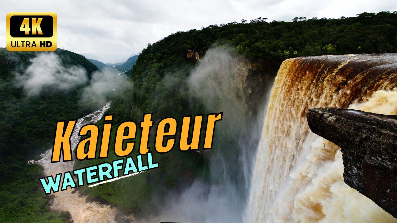 Kaieteur Falls The World's Largest Single Drop Waterfall, Guyana 4K UHD ...