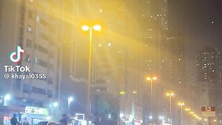 Amazing rain in night of the Karachi