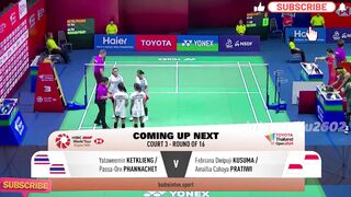 Febriana Dwipuji  Kusuma/Amalia Cahaya Pratiwi vs Yataweemin Ketklieng/Passa Phannachet | R16 Toyota Thailand Open 2024