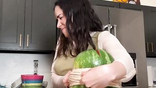 Water melon challange