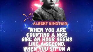 When You Are Courting A Nice Girl An Hour Seems Like... Albert #Einstein #Quotes - #Shorts